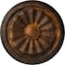 Ekena Millwork Olivia Ceiling Medallion (Fits Canopies up to 2 1/8"), Hand-Painted Rust, 7 7/8"OD x 1 1/8"P CM07OLRUS - alternate 1